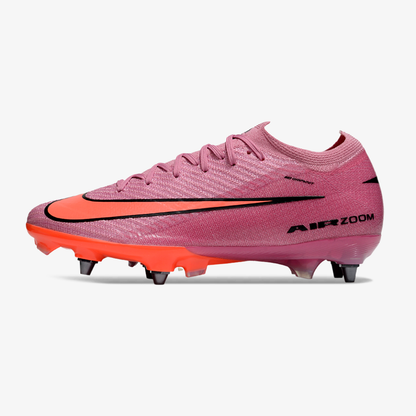 Chuteira Nike Air Zoom Mercurial Vapor 16 Elite SG - Rosa e Laranja - vista frontal