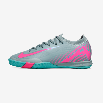 Chuteira Futsal Nike Mercurial Air Zoom Vapor 16 IC - Azul e Rosa - vista frontal