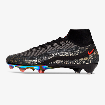 Chuteira Nike Mercurial Superfly 10 Air Max 95 Elite FG - Preto - vista frontal