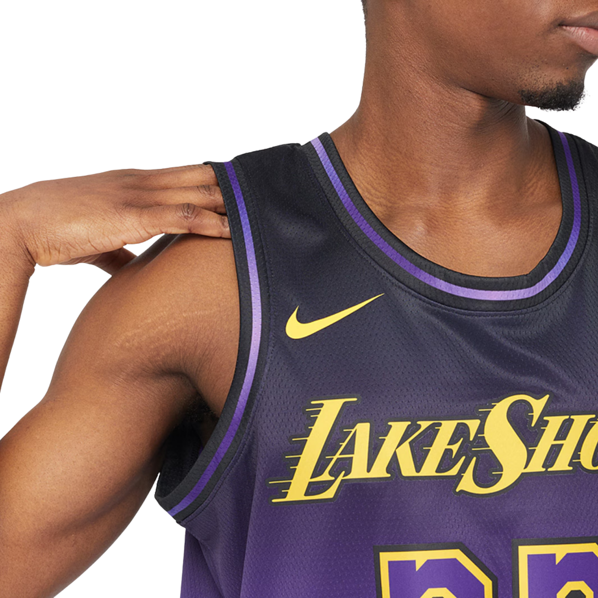 Camisa Regata Nike NBA Los Angeles Lakers City Edition 2024/25 - imagem 6