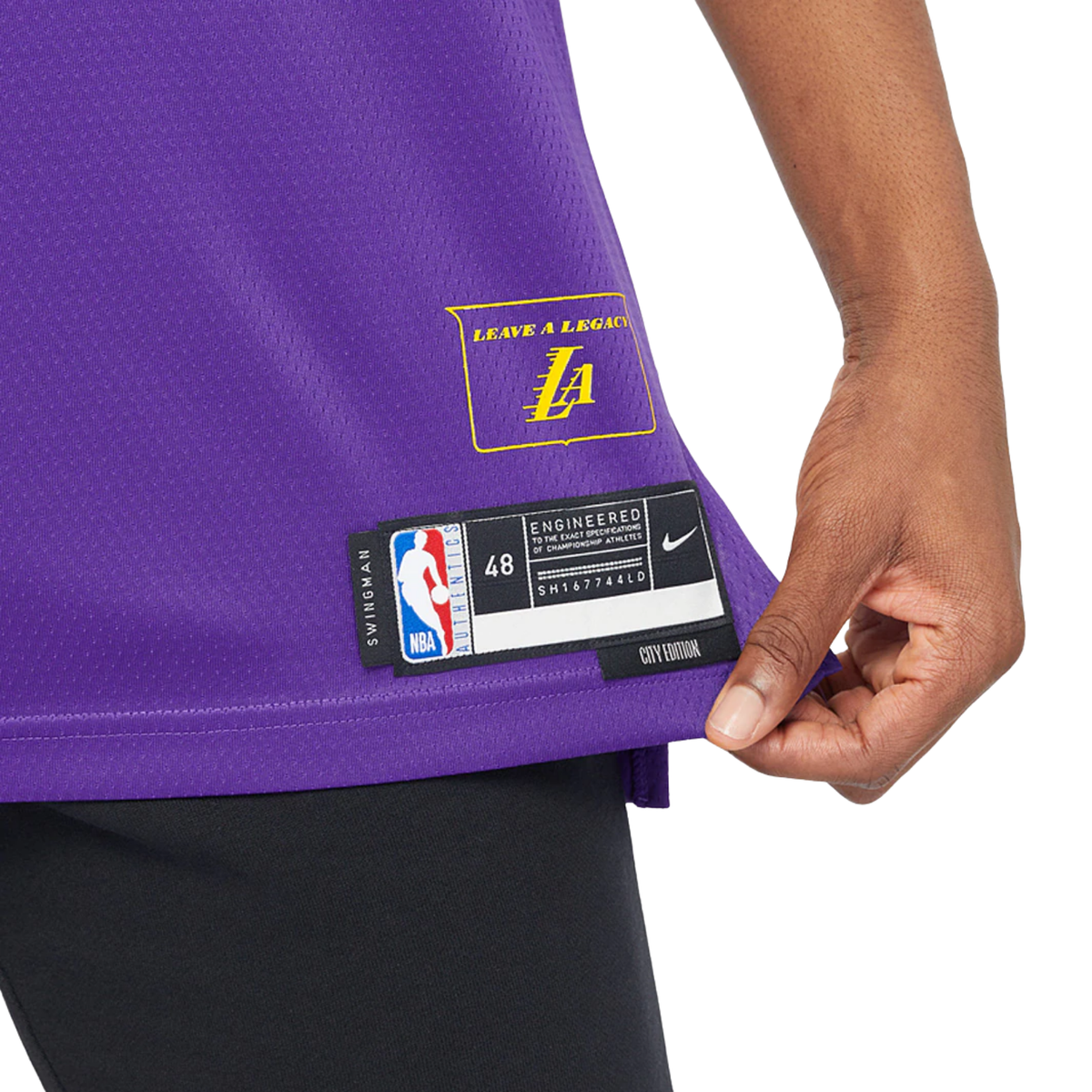 Camisa Regata Nike NBA Los Angeles Lakers City Edition 2024/25 - imagem 7
