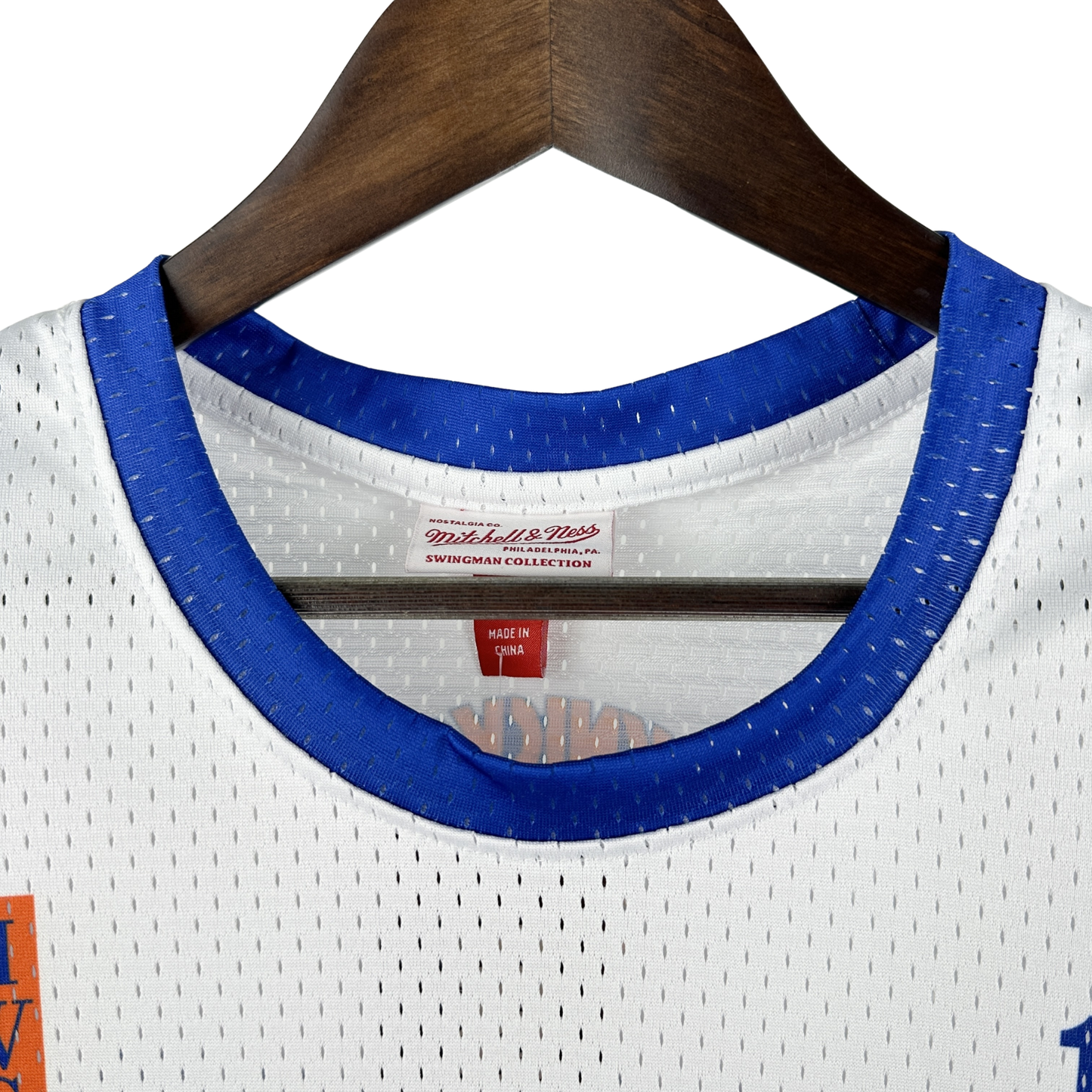 Camisa NBA New York Knicks Mitchell & Ness Hardwood Classics Vintage - imagem 9