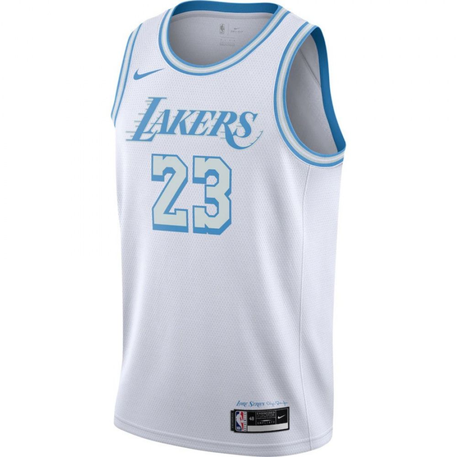 Camisa Regata Nike NBA Los Angeles Lakers City Edition 2020/21 - imagem 1