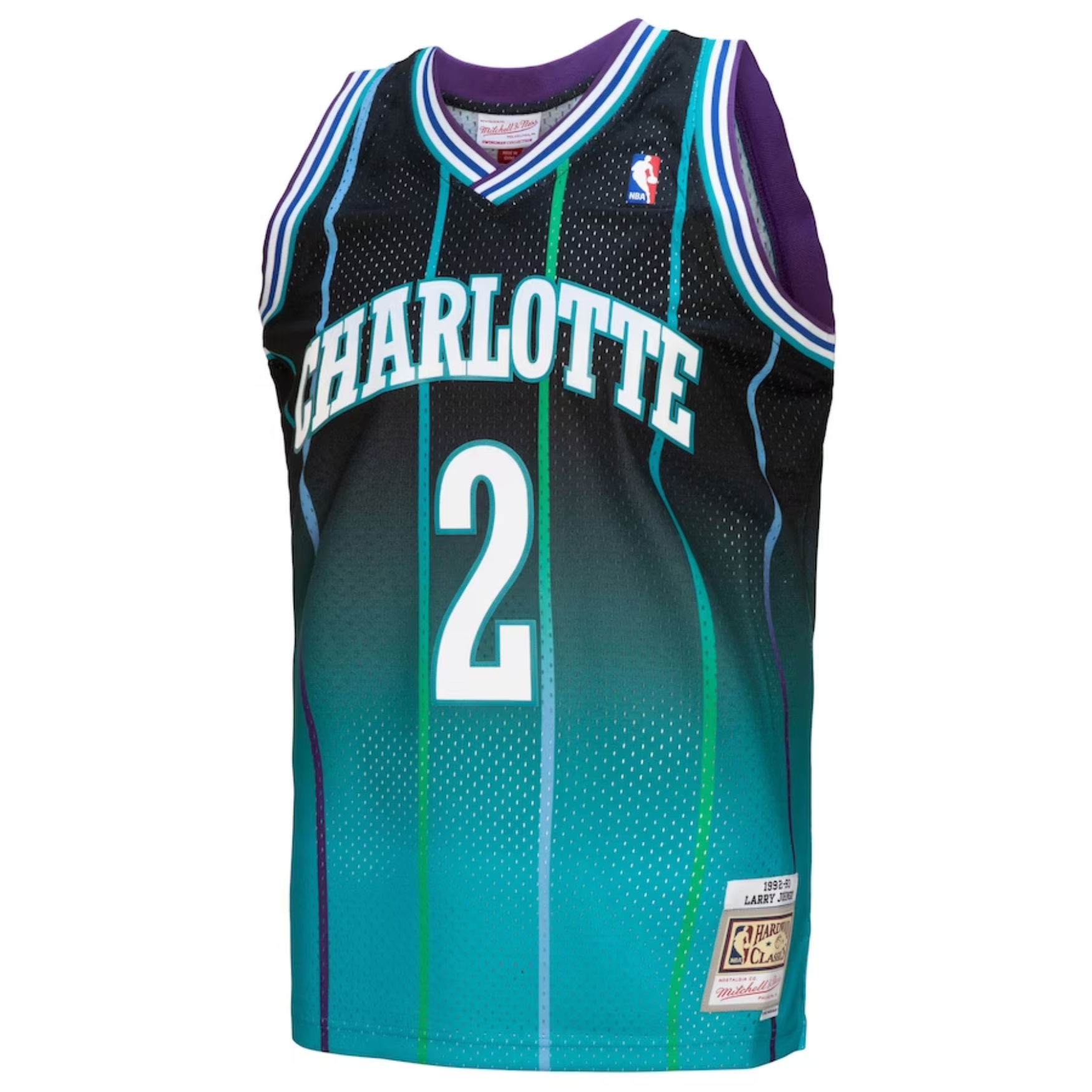 Camisa Regata NBA Charlotte Hornets Mitchell & Ness 1992/93 - imagem 1