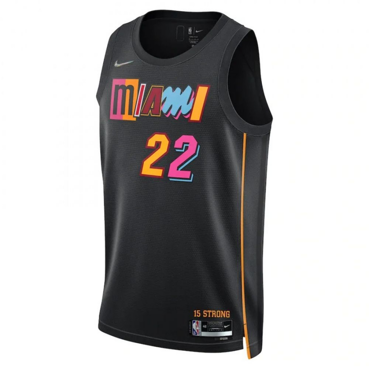 Camisa Regata Nike NBA Miami Heat Aniversario 75 Anos City Edition 2021/22 - imagem 1