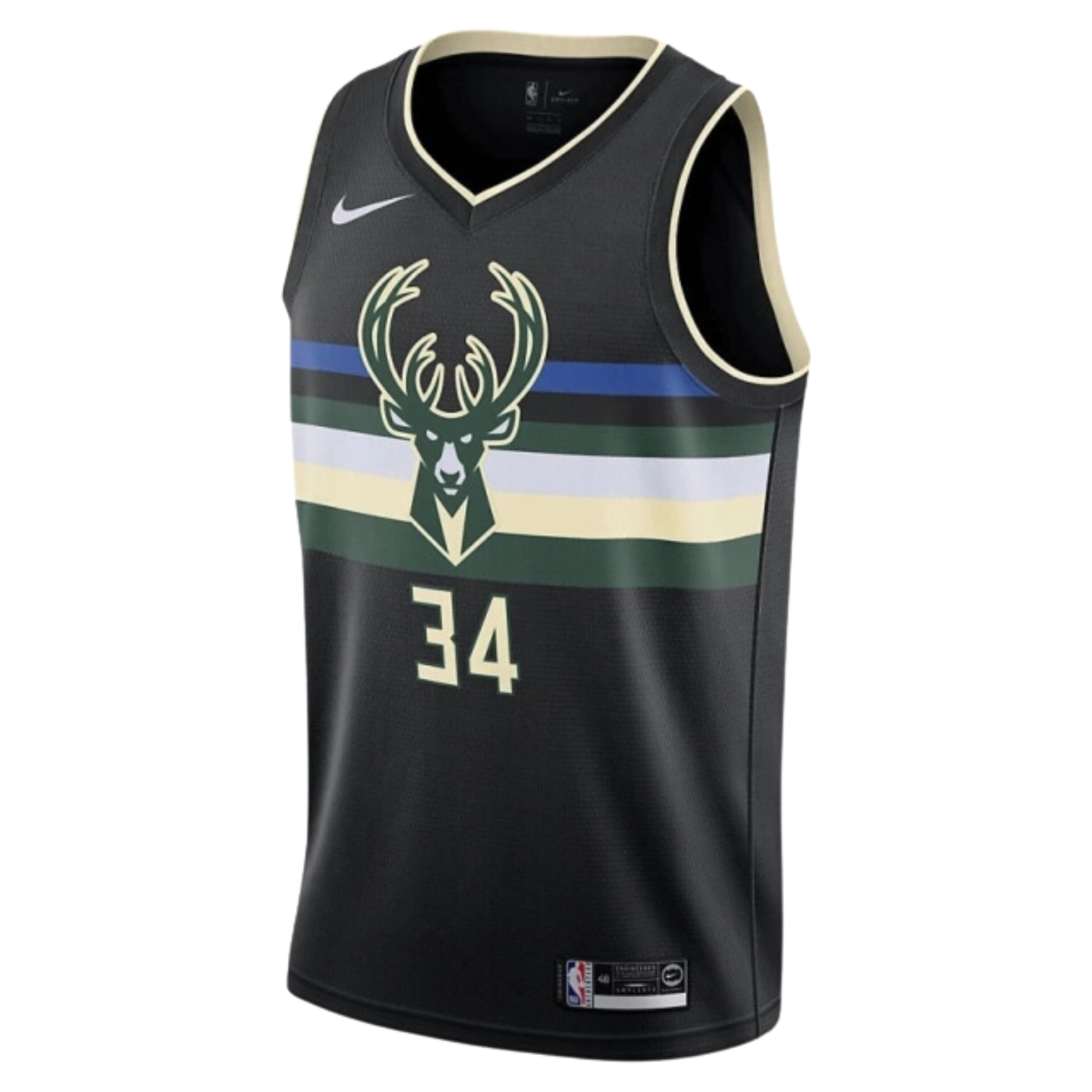 Camisa Regata Nike NBA Milwaukee Bucks Statement Edition 2020/21 - imagem 1