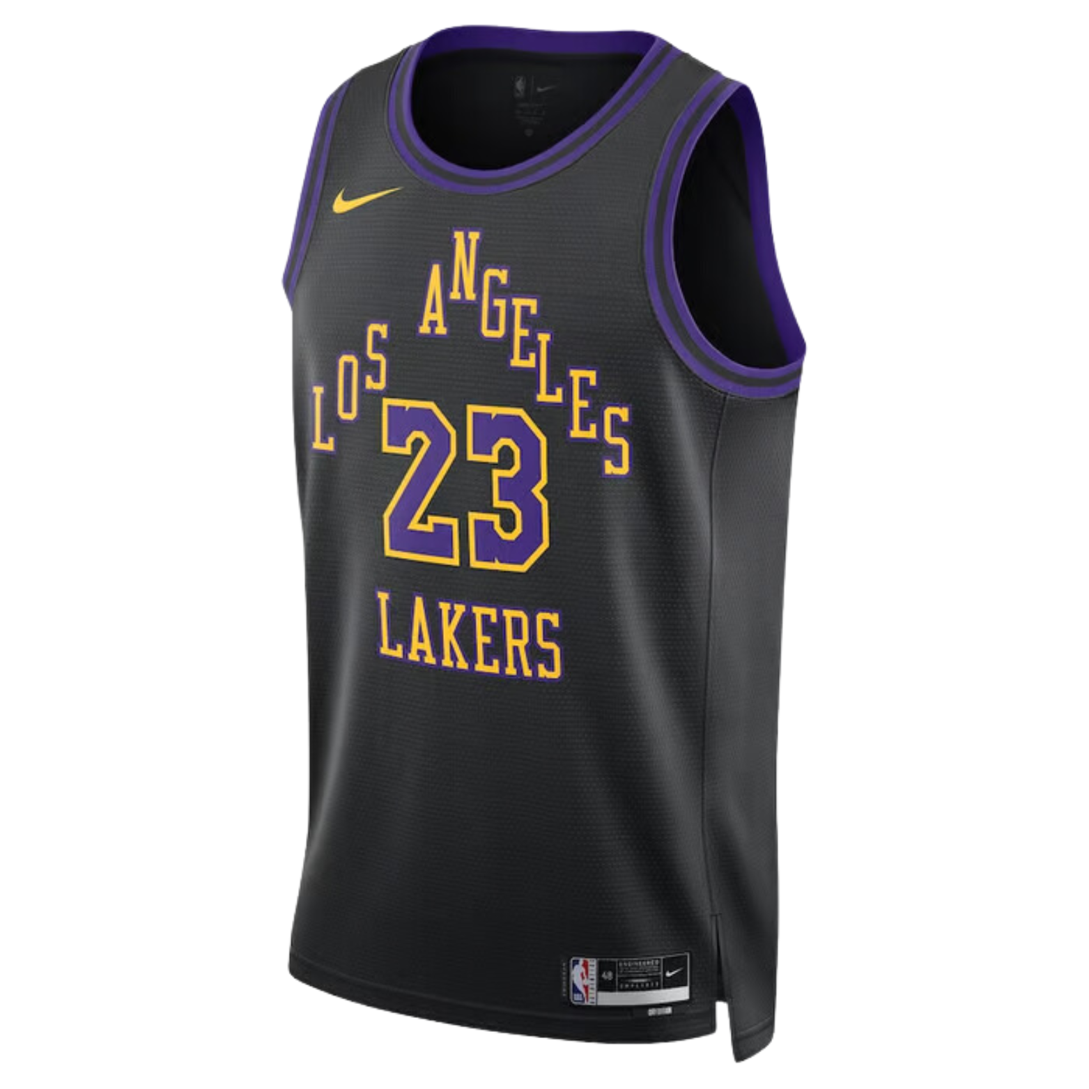 Camisa Regata Nike NBA Los Angeles Lakers City Edition 2023/24 - imagem 1