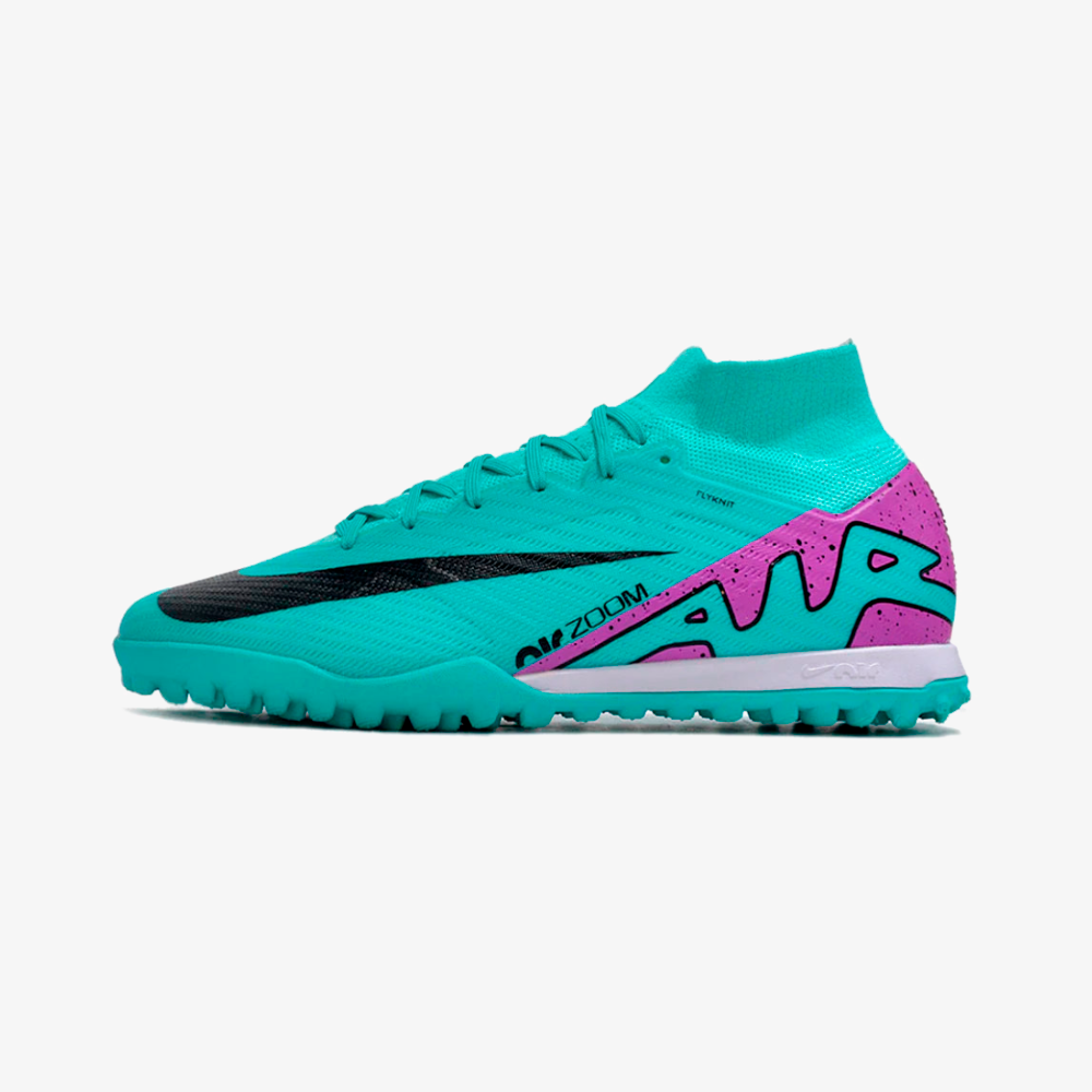 Chuteira Society Nike Mercurial Superfly Air Zoom 9 TF - vista frontal