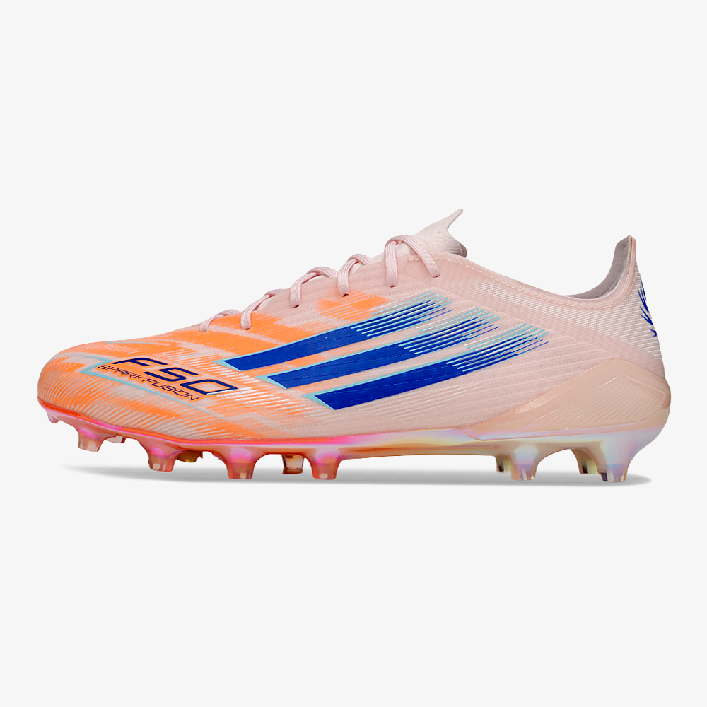 Chuteira Adidas F50 Elite FG - Laranja e Azul - Sparkfusion - vista frontal