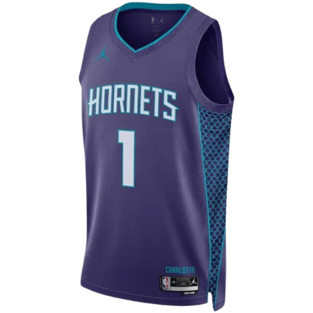 Camisa Regata Jordan NBA Charlotte Hornets Statement Edition 2023/24 - imagem 1