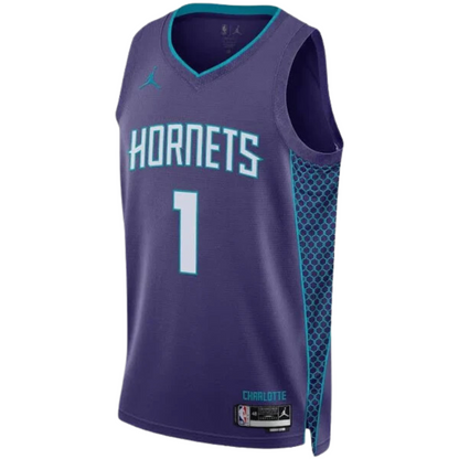 Camisa Regata Jordan NBA Charlotte Hornets Statement Edition 2023/24 - imagem 1