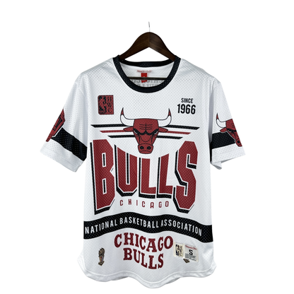 Camisa NBA Chicago Bulls Mitchell & Ness Hardwood Classics Vintage - imagem 1