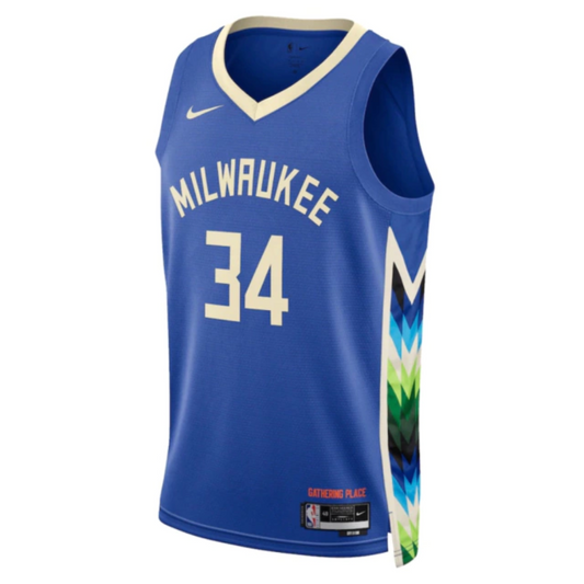 Camisa Regata Nike NBA Milwaukee Bucks City Edition 2022/23 - imagem 1