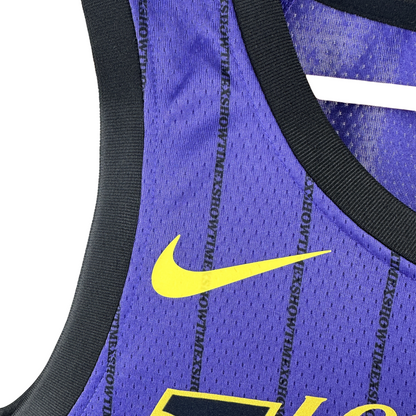 Camisa Regata Nike NBA Los Angeles Lakers City Edition 2018/19 - imagem 4