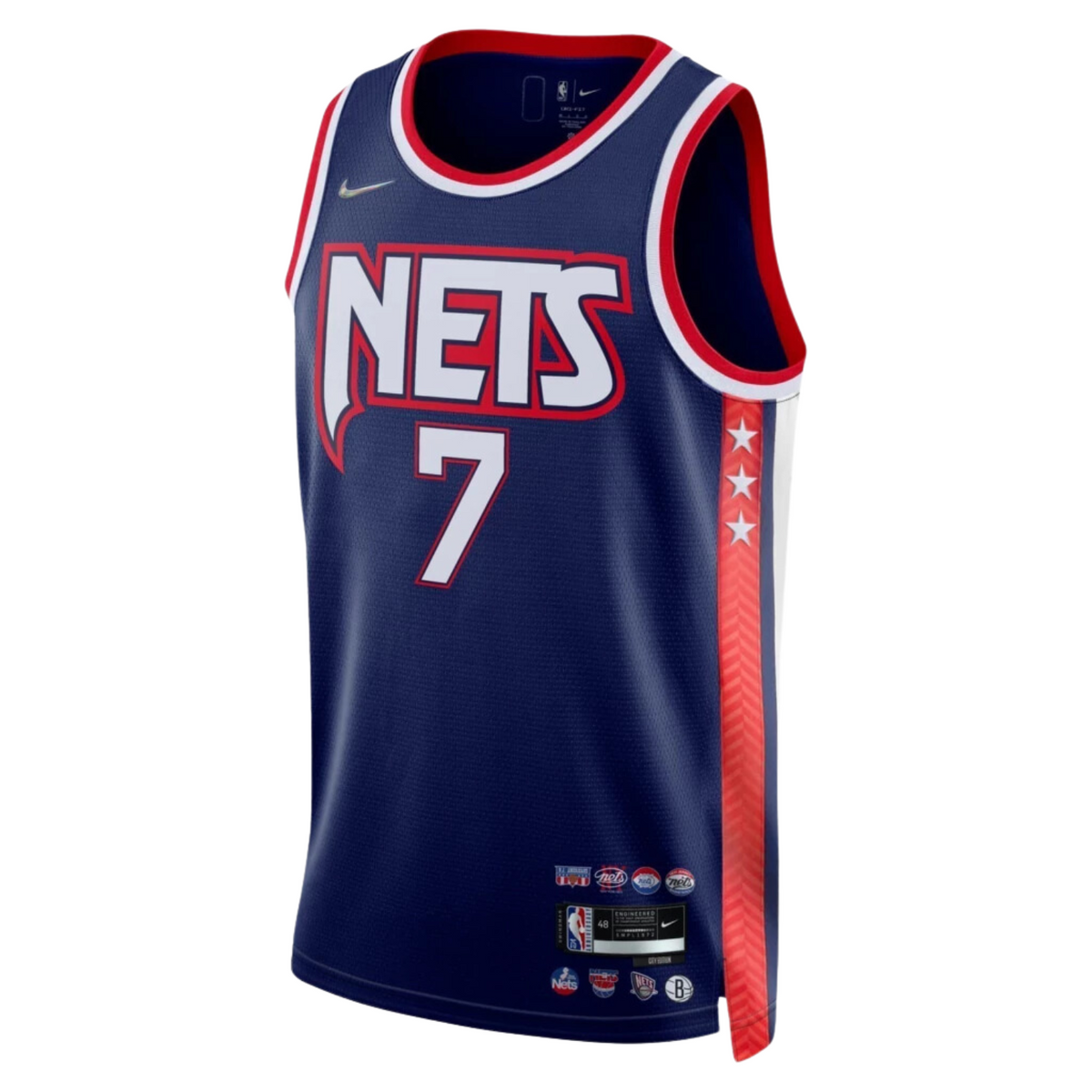 Camisa Regata Nike NBA Brooklyn Nets Aniversário 75 Anos Diamante 2021/22 - imagem 1