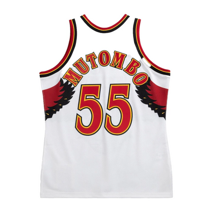 Camisa Regata NBA Atlanta Hawks Mitchell & Ness 1996 - imagem 2