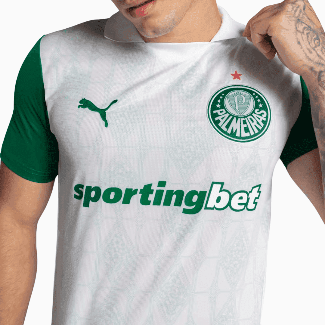 Camisa Puma Palmeiras 2025/26 II - Gómes N° 15 — imagem 3
