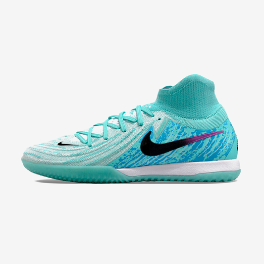 Tênis Futsal Nike Phantom Luna IC - Azul claro - vista frontal