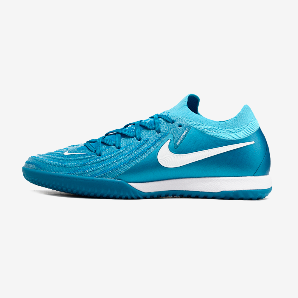 Tênis Futsal Nike Phantom GX II IC - Azul - vista frontal
