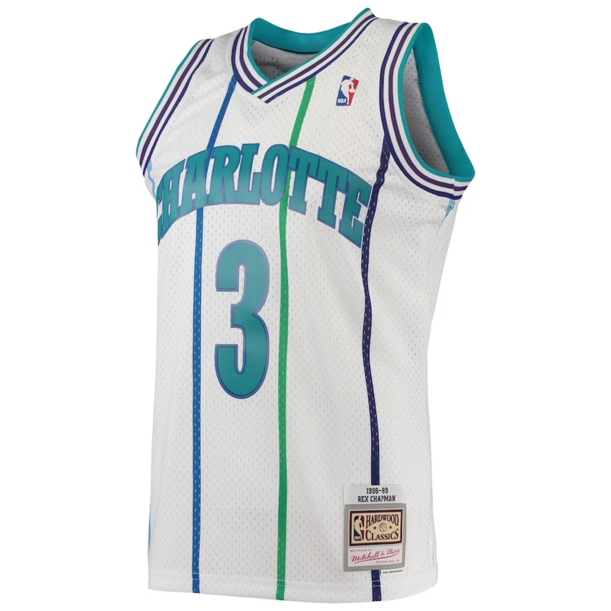 Camisa Regata NBA Charlotte Hornets Mitchell & Ness 1988/89 - imagem 1