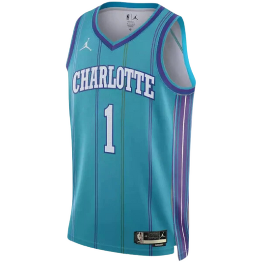 Camisa Regata Jordan NBA Charlotte Hornets Classic Edition 2023/24 - imagem 1