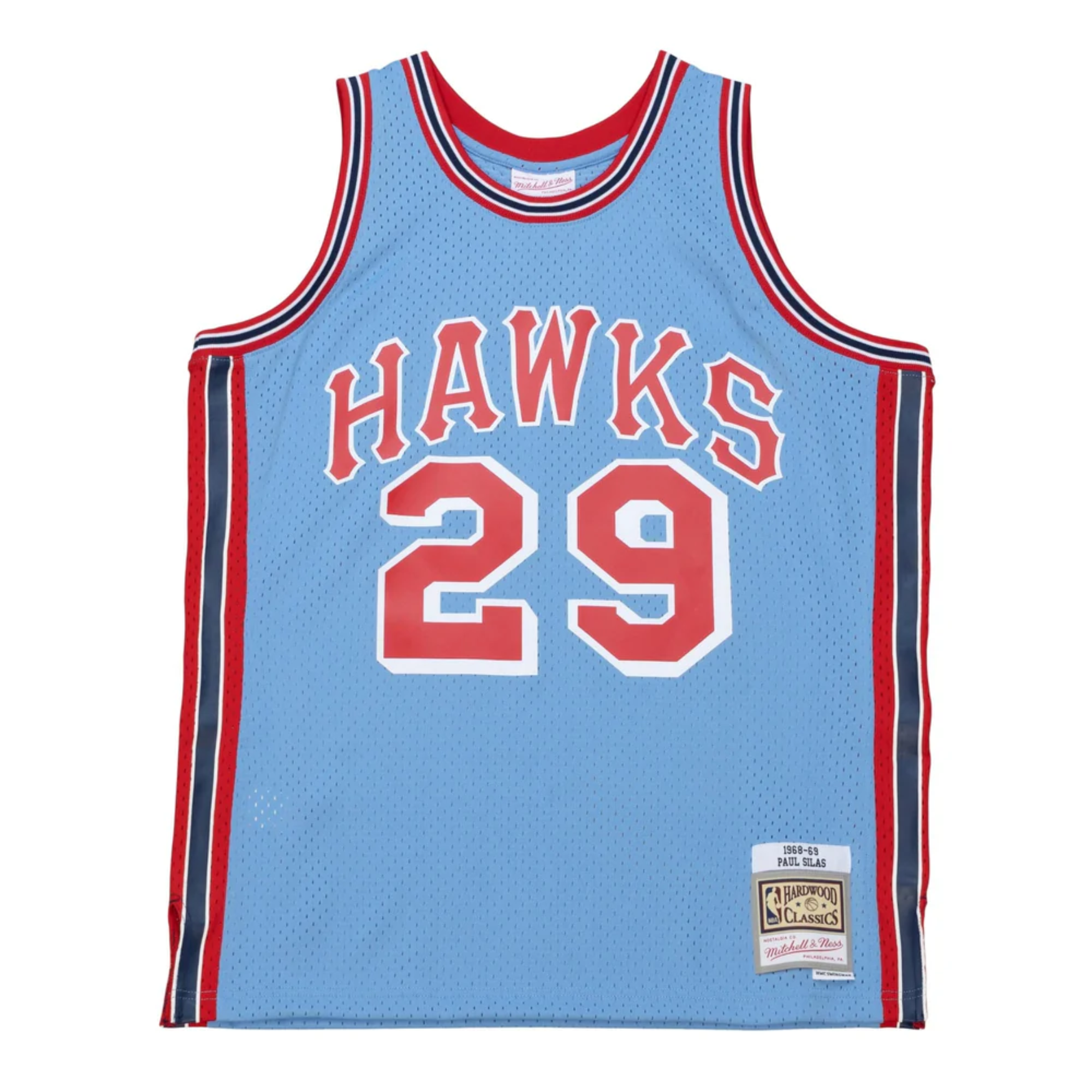 Camisa Regata NBA Atlanta Hawks Mitchell & Ness 1968 - imagem 1