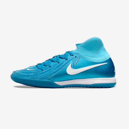 Tênis Futsal Nike Phantom Luna IC - Azul - vista frontal