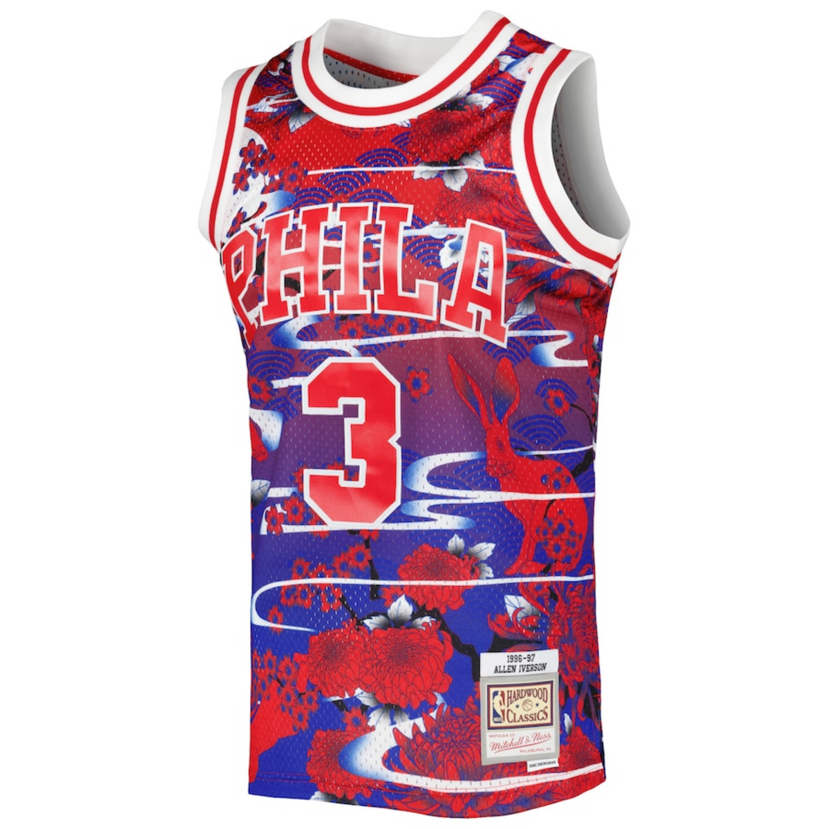 Camisa Regata NBA Philadelphia 76ers Mitchell & Ness 1996/97 - imagem 1