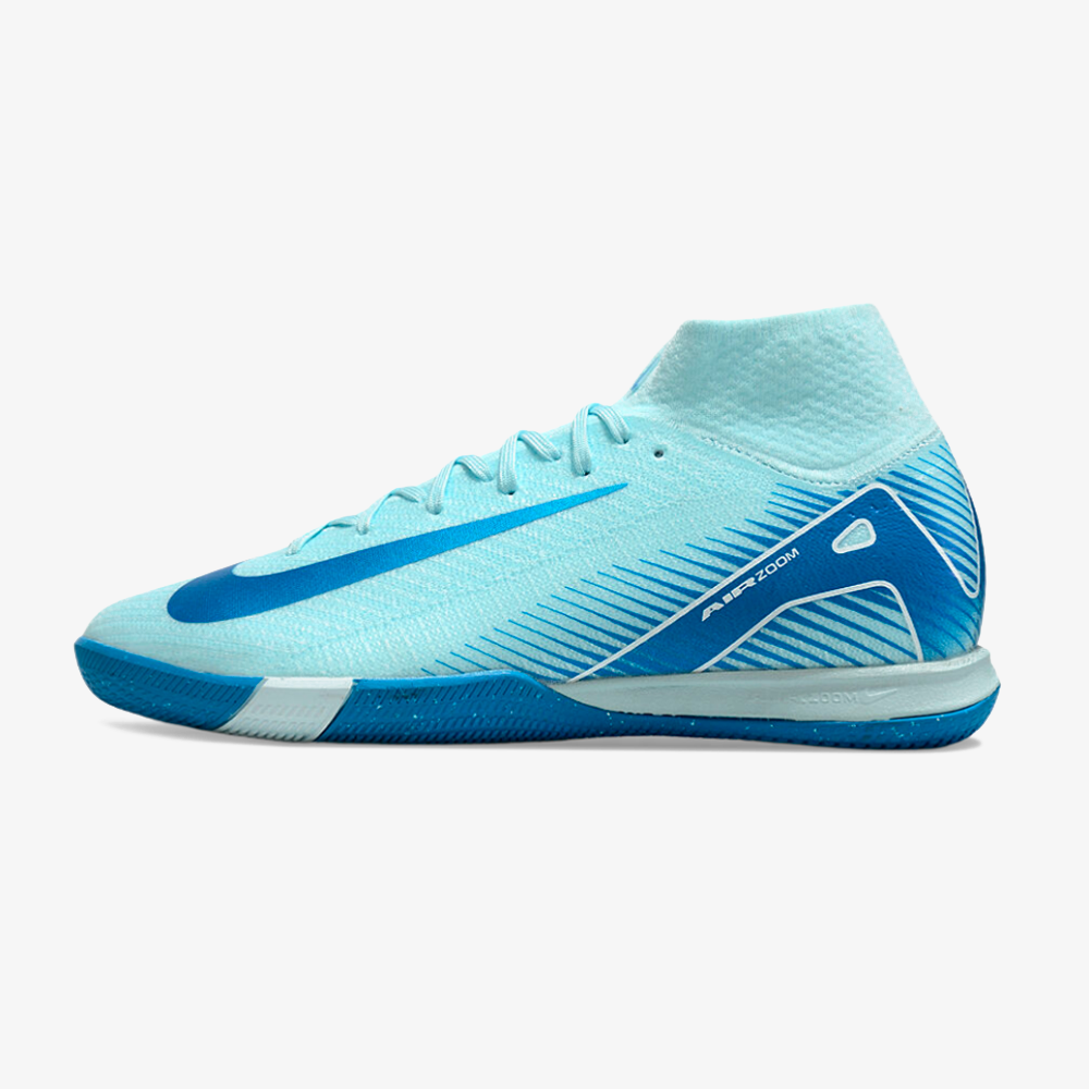 Chuteira Nike Air Zoom Mercurial Superfly 10 Elite  IC - Azul - vista frontal