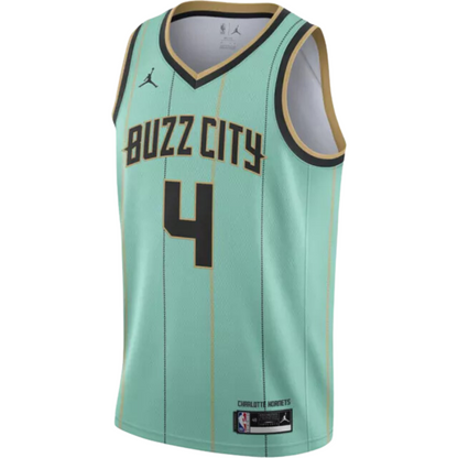 Camisa Regata Jordan NBA Charlotte Hornets City Edition 2020/21 - imagem 1