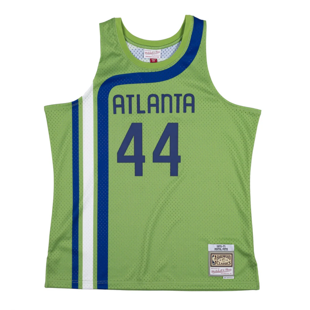 Camisa Regata NBA Atlanta Hawks Mitchell & Ness 1970 - imagem 1