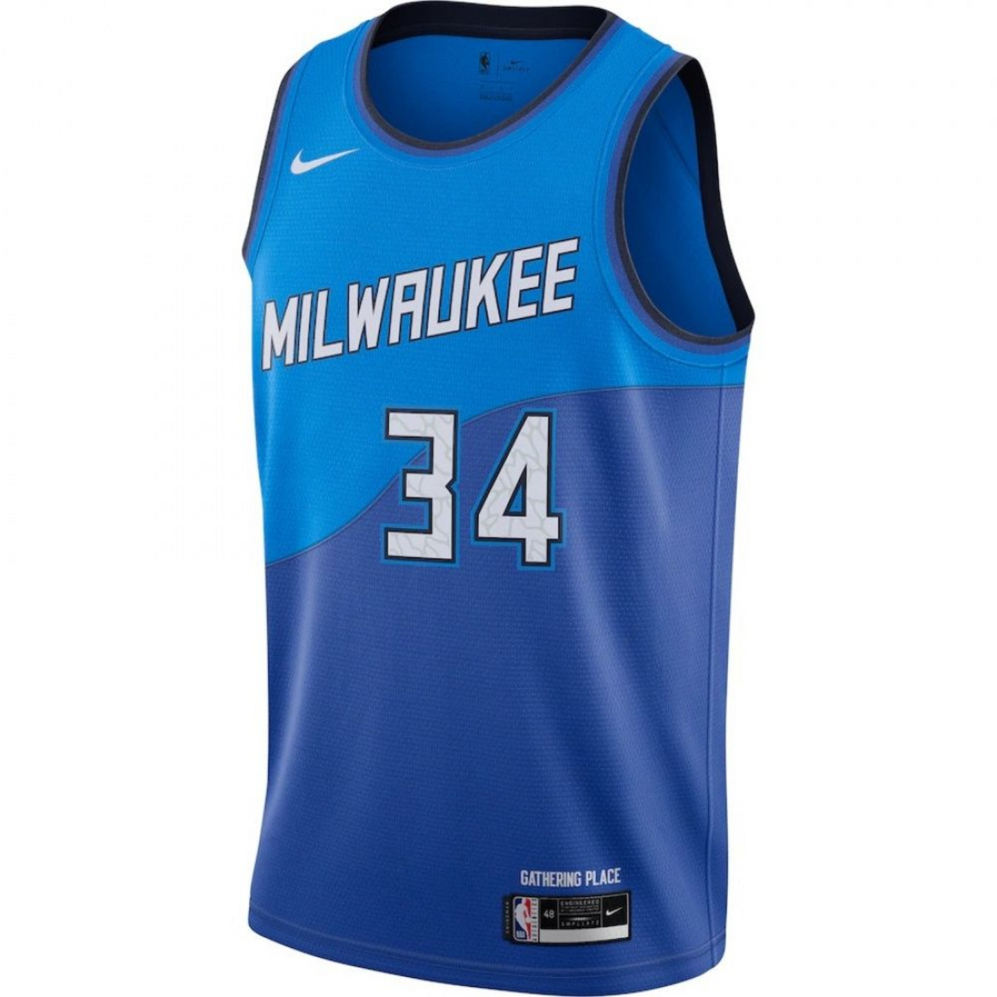 Camisa Regata Nike NBA Milwaukee Bucks City Edition 2020/21 - imagem 1