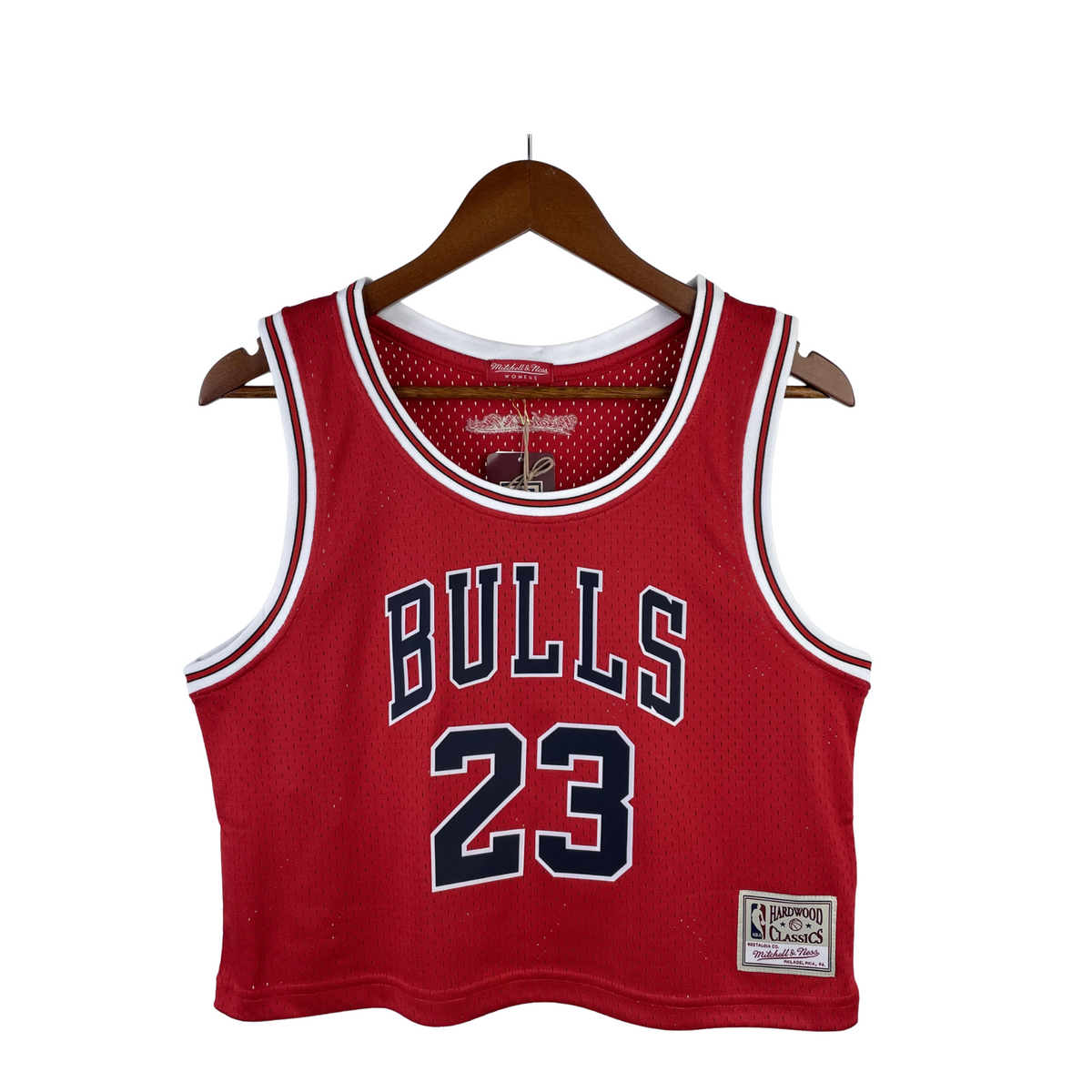 Regata Cropped Chicago Bulls Mitchell & Ness Hardwood Classics - imagem 1