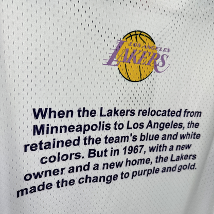Camisa NBA Los Angeles Lakers Mitchell & Ness Hardwood Classics Vintage - imagem 4