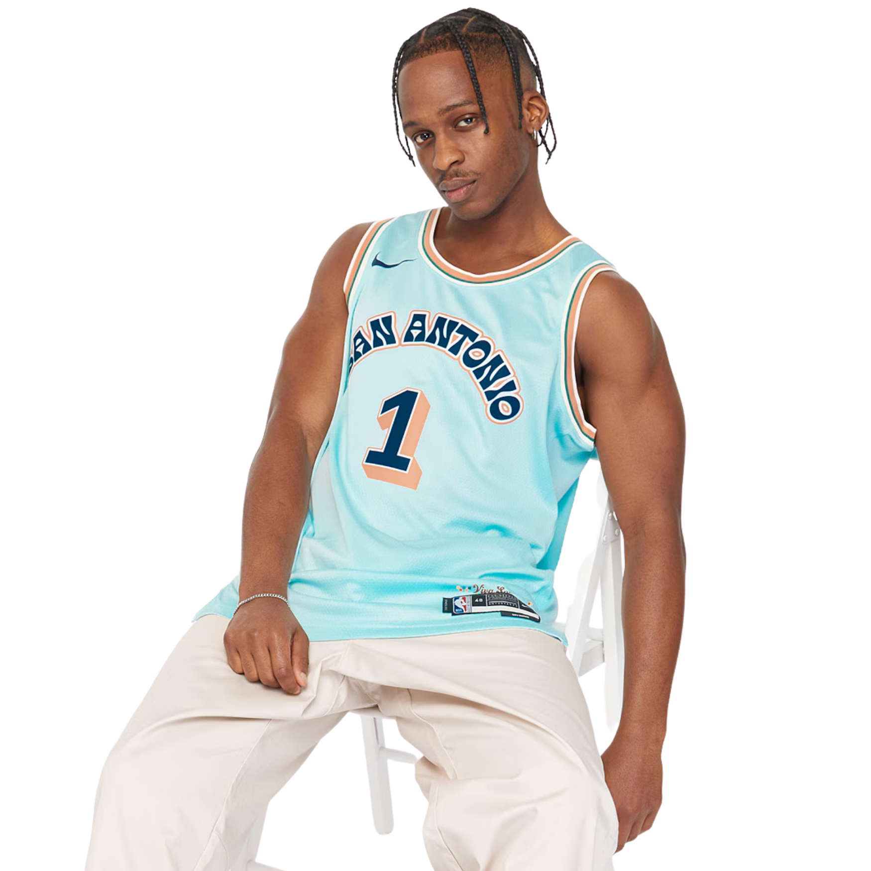 Camisa Regata Nike NBA San Antonio Spurs City Edition 2023/24 - imagem 1