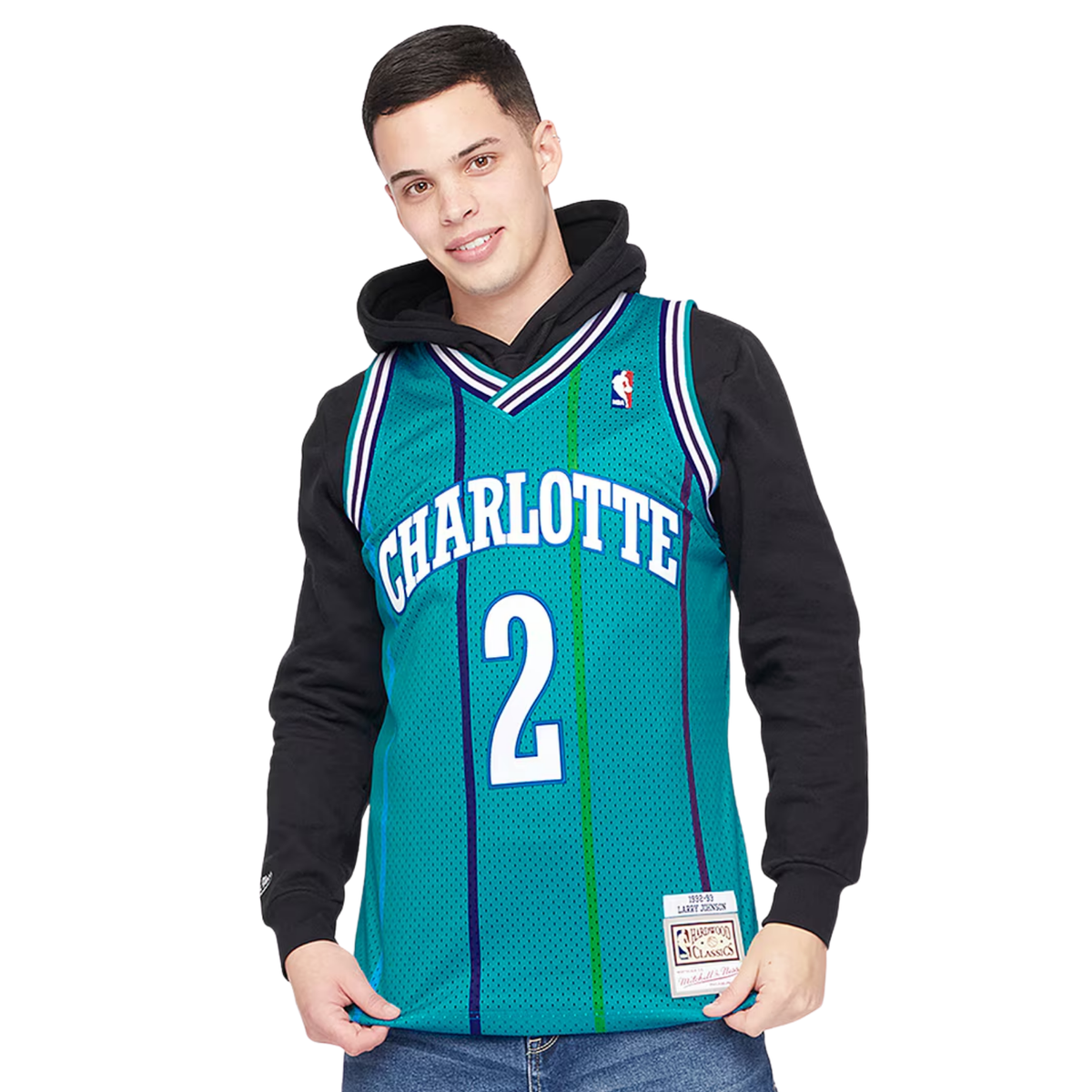 Camisa Regata NBA Charlotte Hornets Mitchell & Ness 1992/93 - imagem 1
