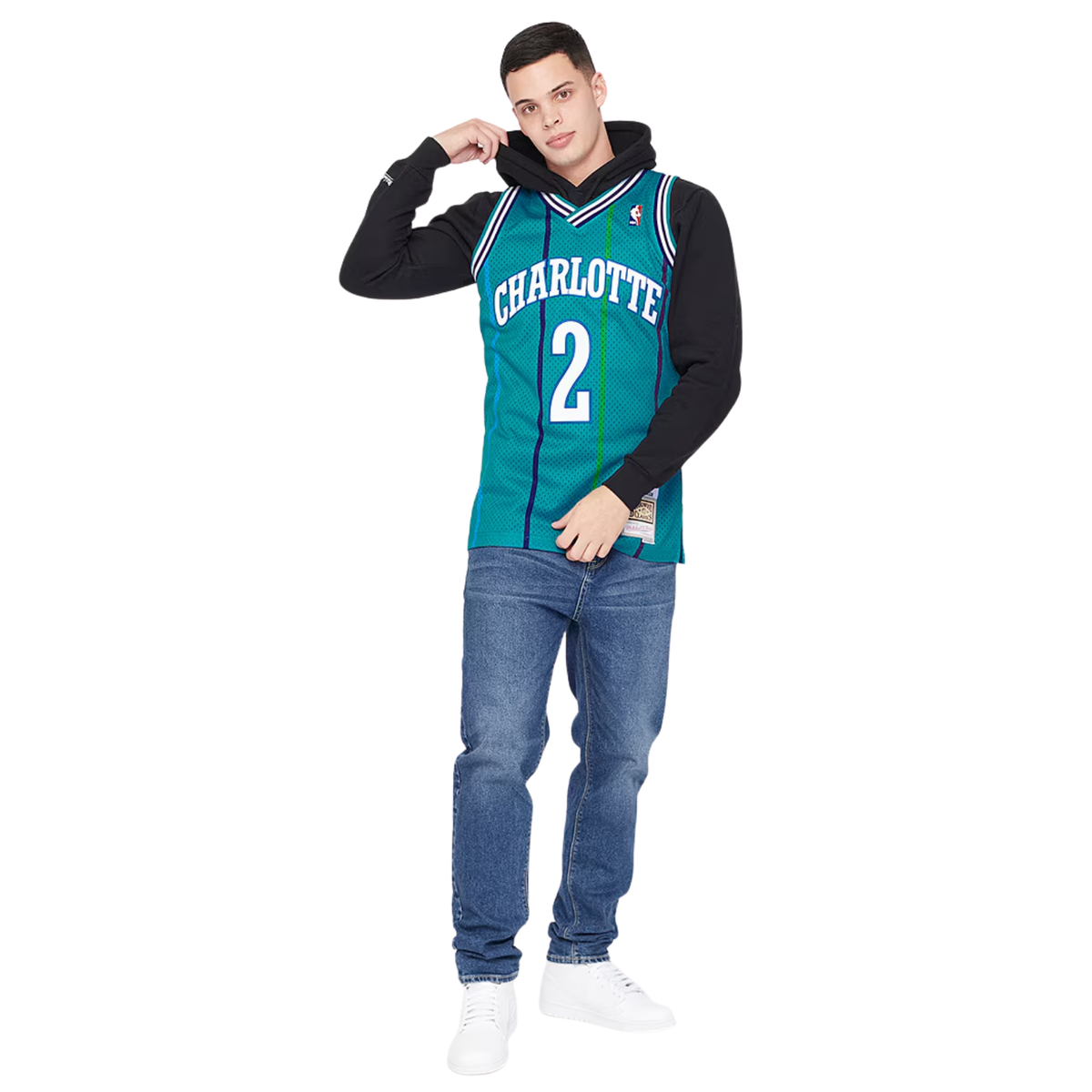 Camisa Regata NBA Charlotte Hornets Mitchell & Ness 1992/93 - imagem 4