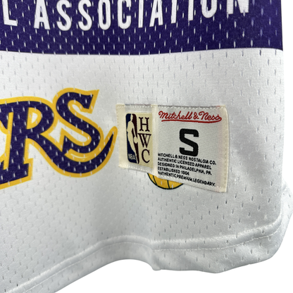 Camisa NBA Los Angeles Lakers Mitchell & Ness Hardwood Classics Vintage - imagem 7