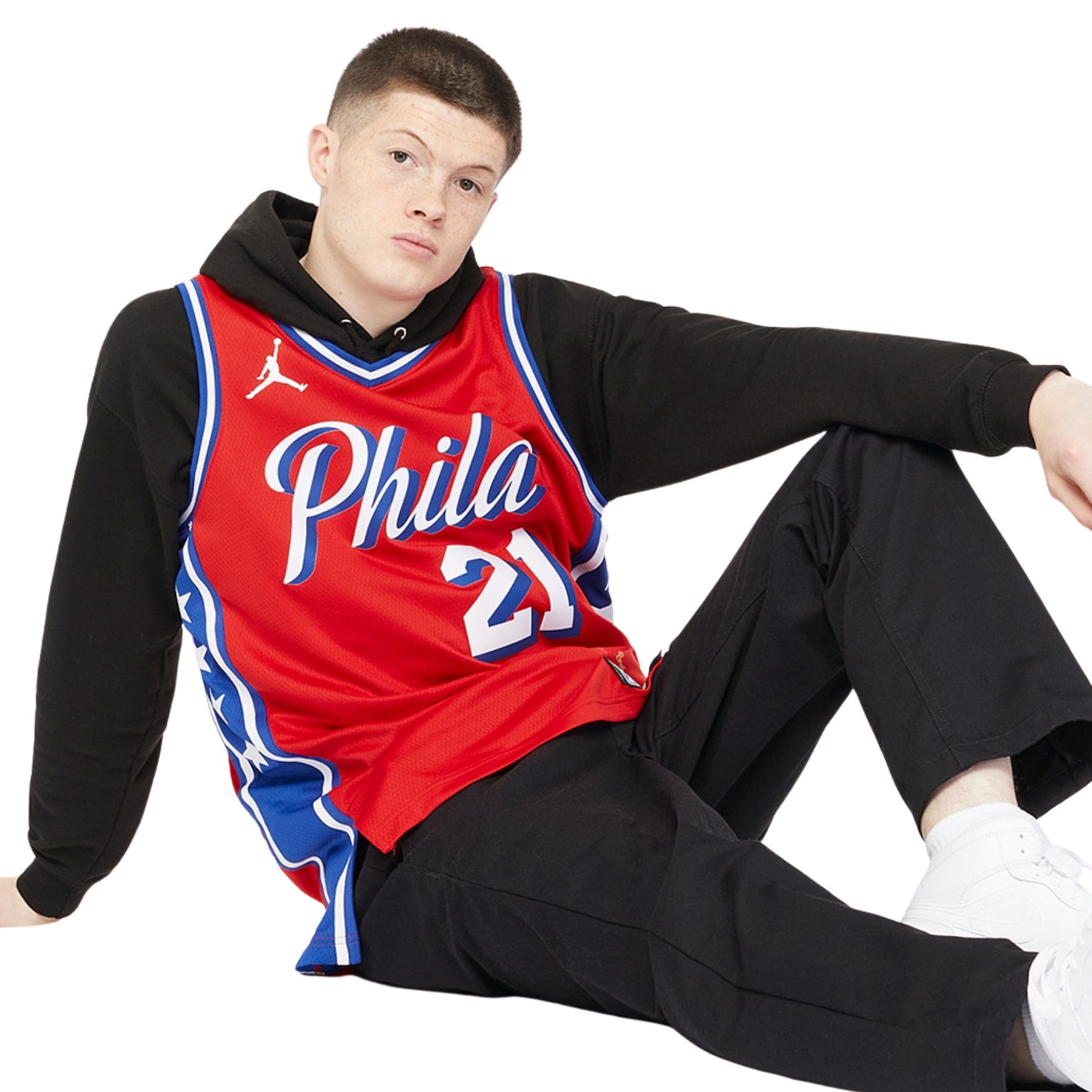 Camisa Regata Jordan NBA Philadelphia 76ers Statement Edition 2020/21 - imagem 3