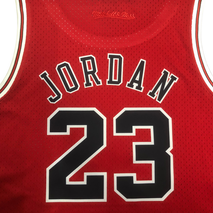 Regata Cropped Chicago Bulls Mitchell & Ness Hardwood Classics - imagem 7