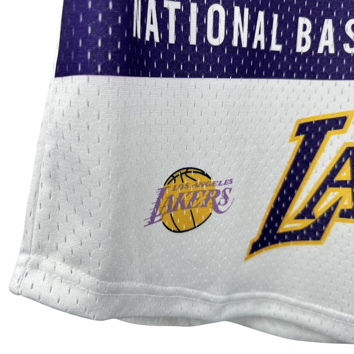 Camisa NBA Los Angeles Lakers Mitchell & Ness Hardwood Classics Vintage - imagem 8