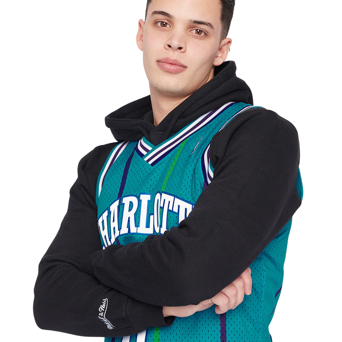 Camisa Regata NBA Charlotte Hornets Mitchell & Ness 1992/93 - imagem 6