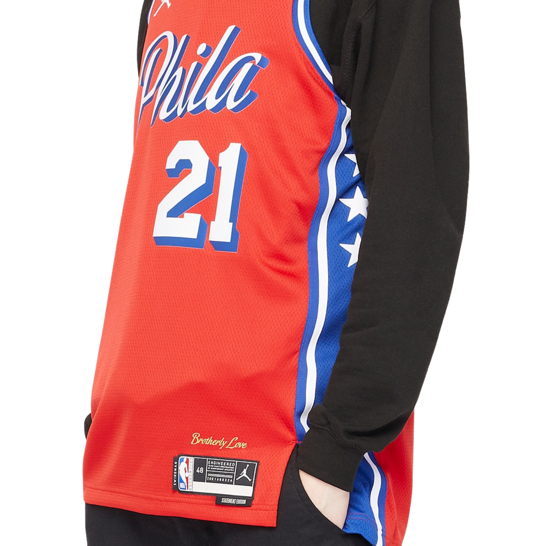 Camisa Regata Jordan NBA Philadelphia 76ers Statement Edition 2020/21 - imagem 5