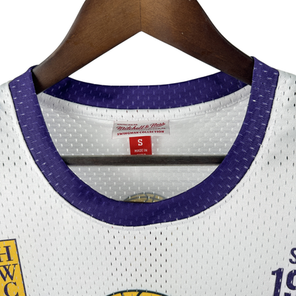 Camisa NBA Los Angeles Lakers Mitchell & Ness Hardwood Classics Vintage - imagem 11