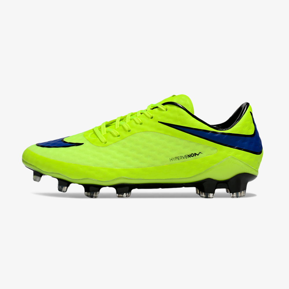 Chuteira Nike Hypervenom Elite FG - Verde e Azul - vista frontal