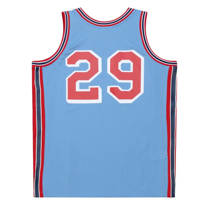 Camisa Regata NBA Atlanta Hawks Mitchell & Ness 1968 - imagem 2