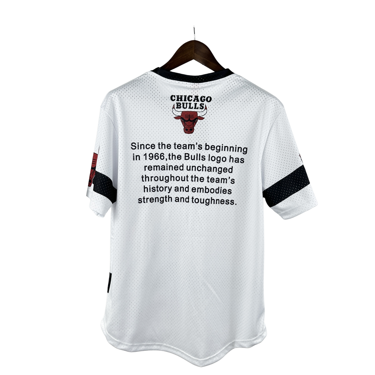 Camisa NBA Chicago Bulls Mitchell & Ness Hardwood Classics Vintage - imagem 2