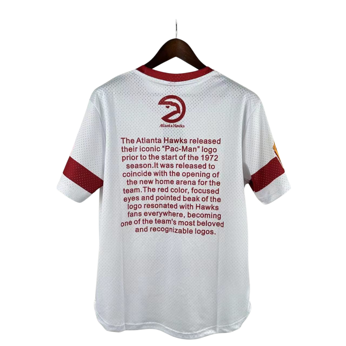 Camisa NBA Atlanta Hawks Mitchell & Ness Hardwood Classics Vintage - imagem 2