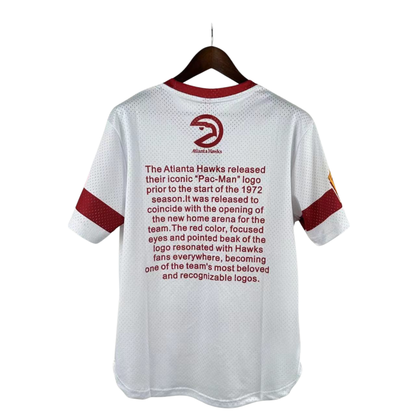 Camisa NBA Atlanta Hawks Mitchell & Ness Hardwood Classics Vintage - imagem 2