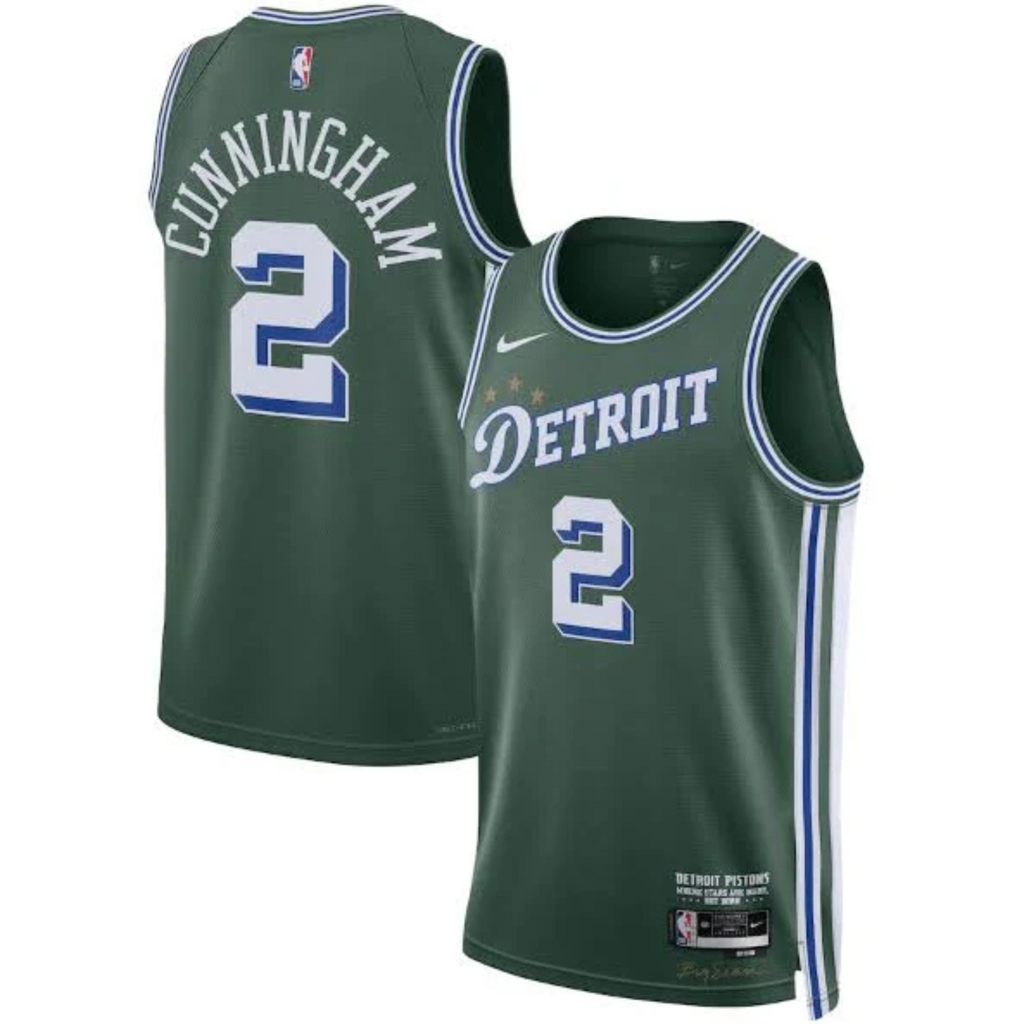 Camisa Regata Nike NBA Detroit Pistons City Edition 2022/23 - imagem 2